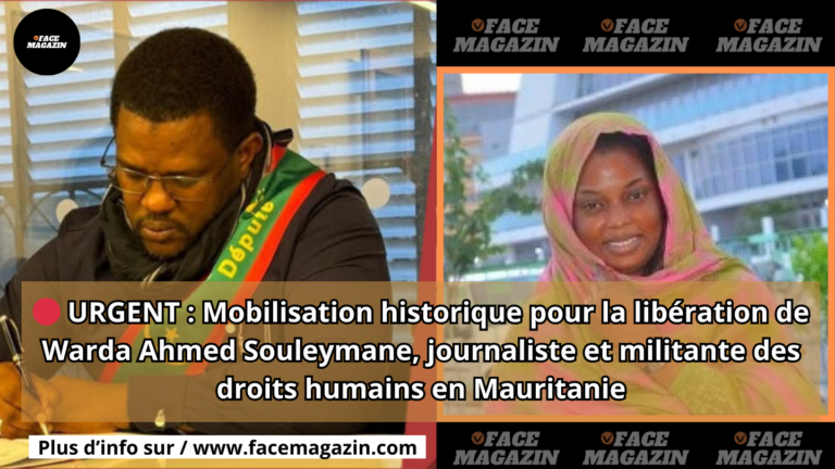 🔴 URGENT Mobilisation historique pour la libération de Warda Ahmed Souleymane, journaliste et militante des droits humains en Mauritanie
